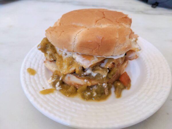 505 Southwestern Hatch Green Chile Burger scaled