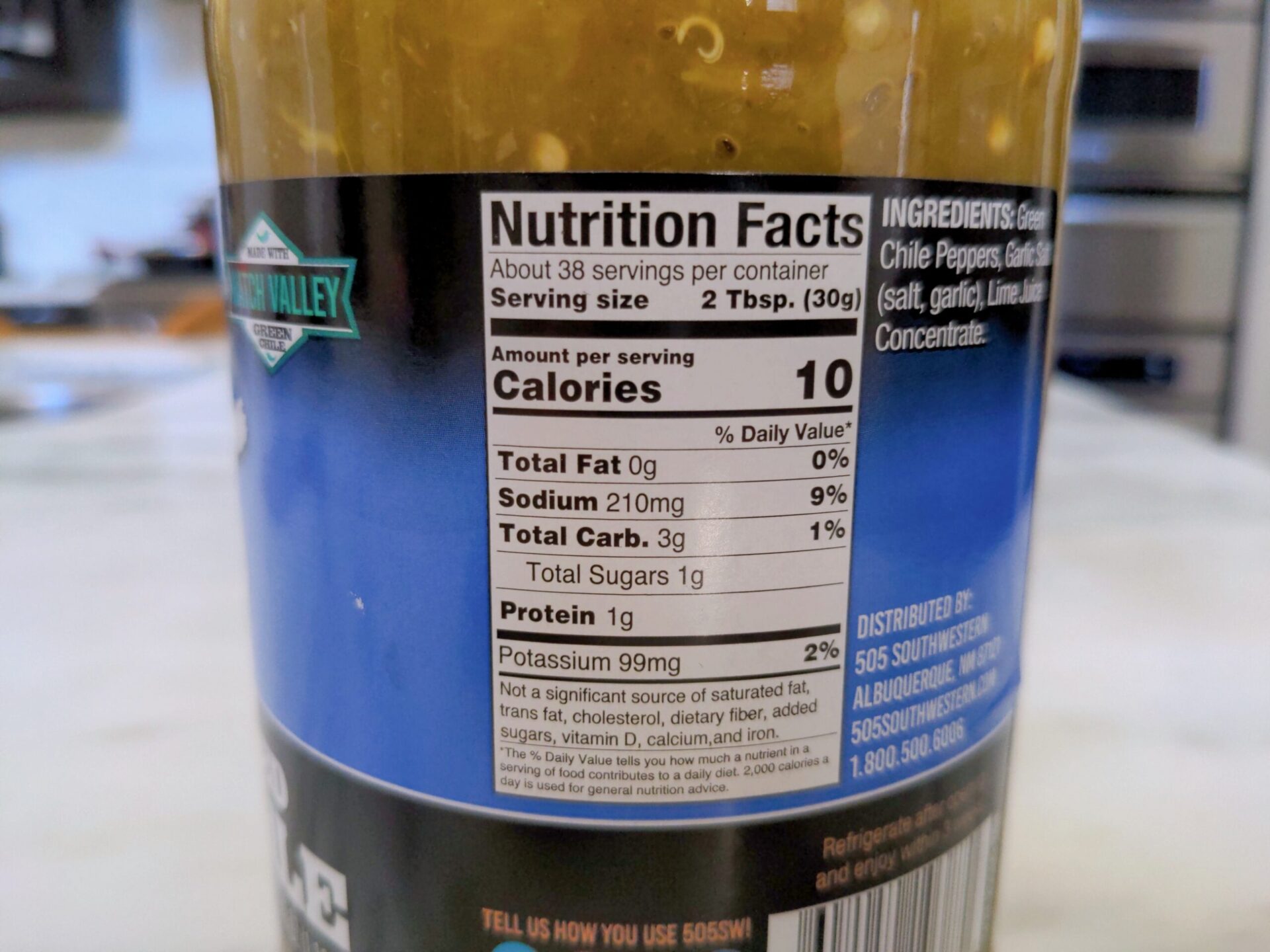 505 Southwestern Hatch Green Chile Nutritional Information Costco scaled