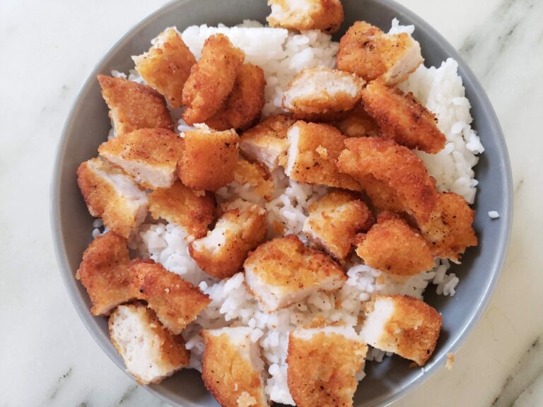 Costco-Chicken-Nugget-with-Rice