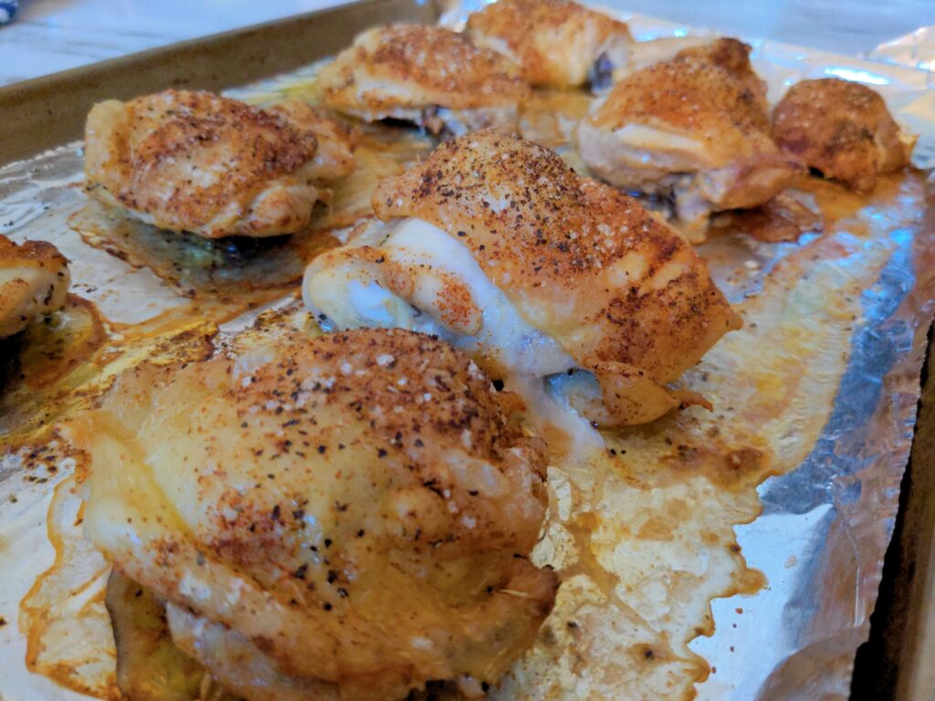 Costco Chicken Thighs Baked scaled