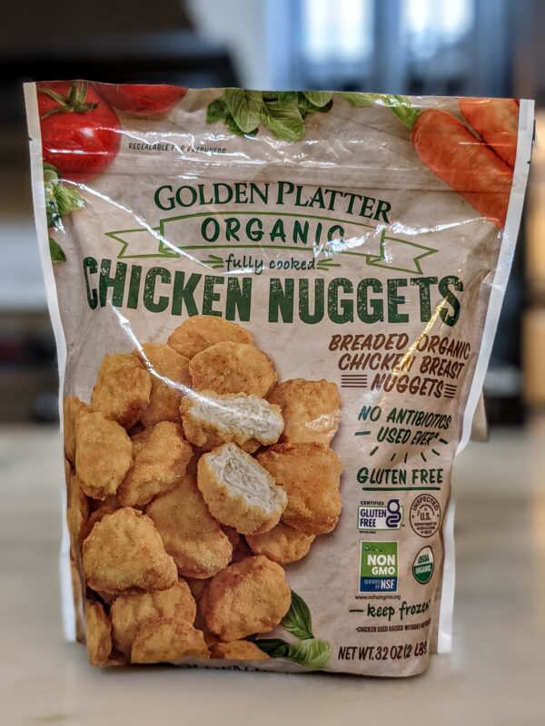 Golden Platter Organic Chicken Nuggets Costco scaled