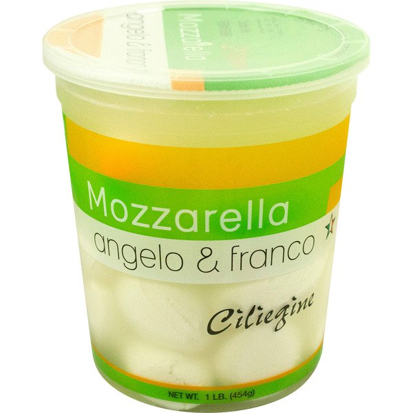 angelo franco ciliegine mozzarella cheese 16 oz