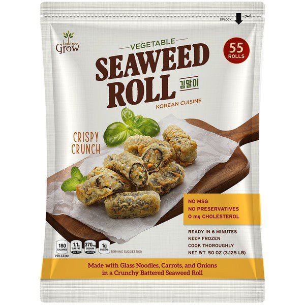 balance grow vegetable seaweed roll 55 ct