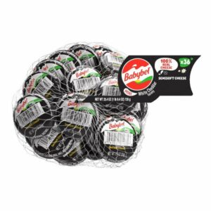 Bel Brands Mini Babybel White Cheddar Cheese 36/.75 Ounce Pieces