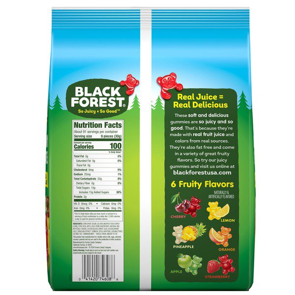 Black Forest Gummy Bears, 6 Lbs Costco Food Database