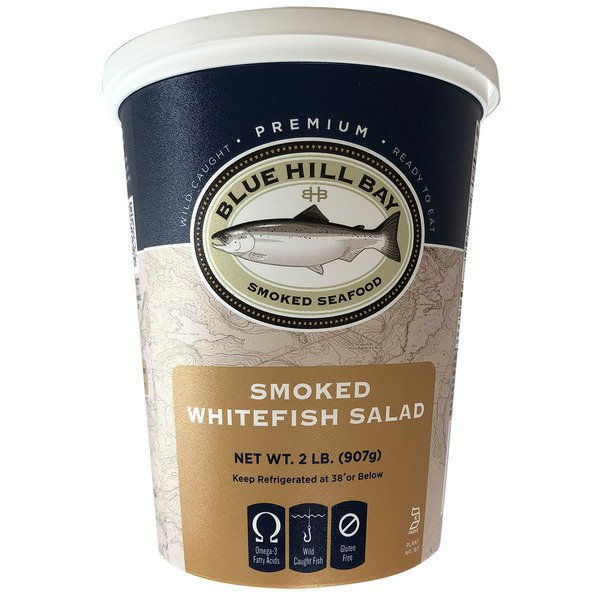 blue hill bay smoked whitefish salad 32 oz