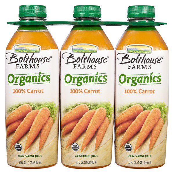 bolthouse farms organic carrot juice 3 x 32 fl oz