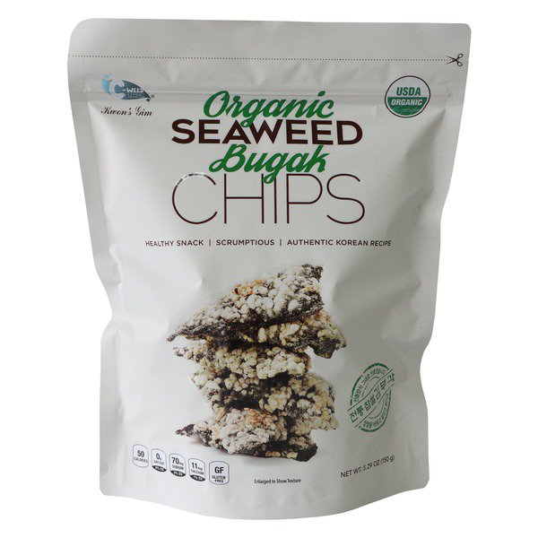 c weed snack organic seaweed bugak chip 5 29 oz