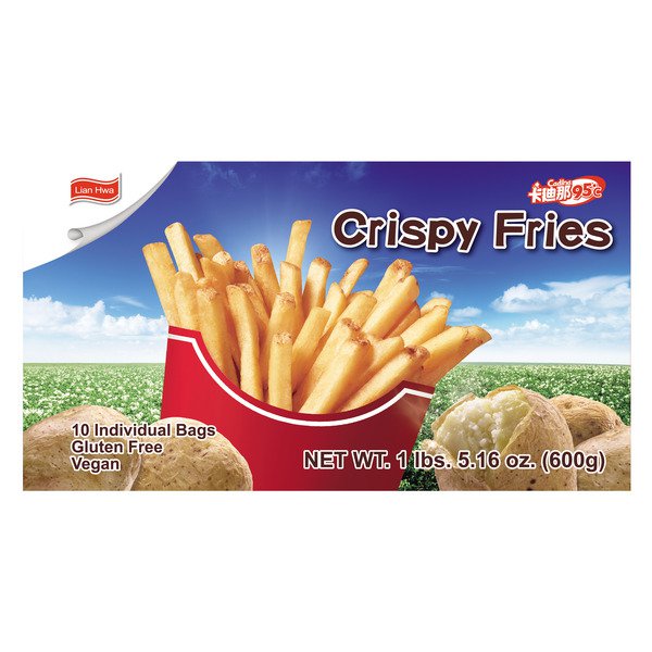 cadina crispy fries salted 21 16 oz