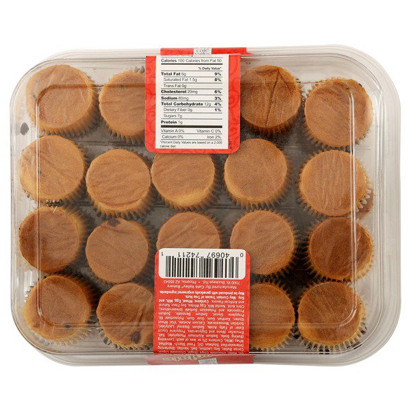 cafe valley chocolate chip mini muffins 40 ct 1
