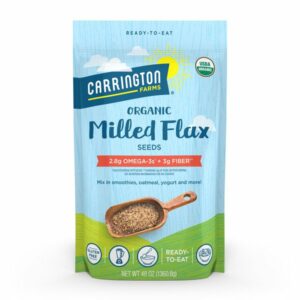 Carrington Farms Organic Milled Flax Seeds, 48 oz