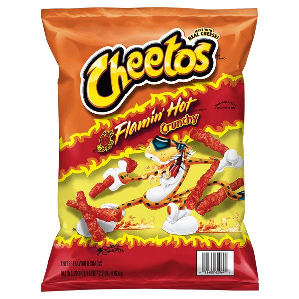 cheetos flamin hot crunchy 28 8 oz