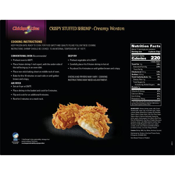 chicken of the sea crispy stuffed shrimp 27 09 oz 1