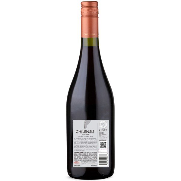chilensis reserva pinot noir maule valley chile 750 ml 5