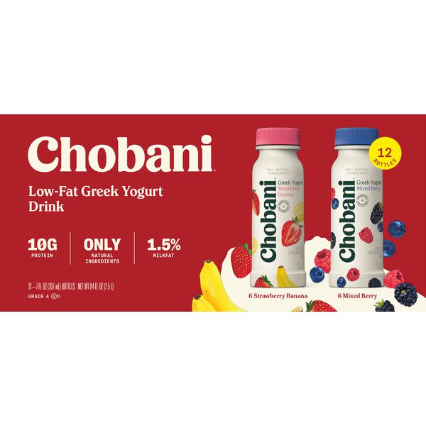 Chobani Greek Yogurt Drink, 12 X 7 Oz - Costco Food Database