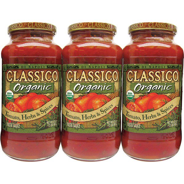 classico organic pasta sauce 3 x 32 oz