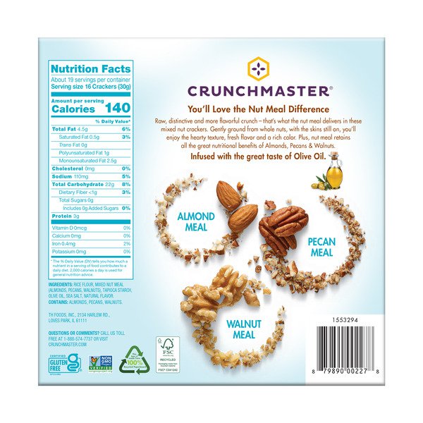 crunchmaster mixed nut cracker 20 oz 1 25 lbs 1