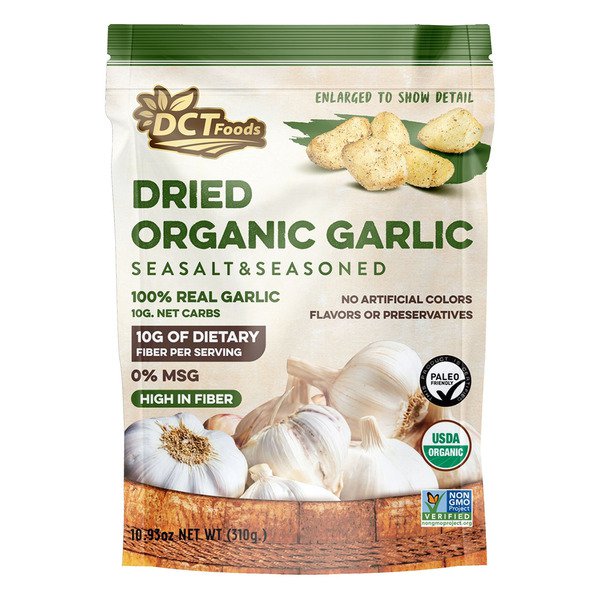 dct foods organic dried garlic 10 93 oz