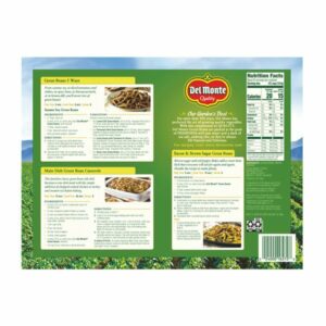 Del Monte Cut Green Beans, 12 X 14.5 Oz - Costco Food Database