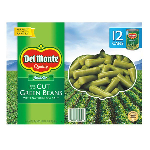 Del Monte Cut Green Beans, 12 X 14.5 Oz - Costco Food Database
