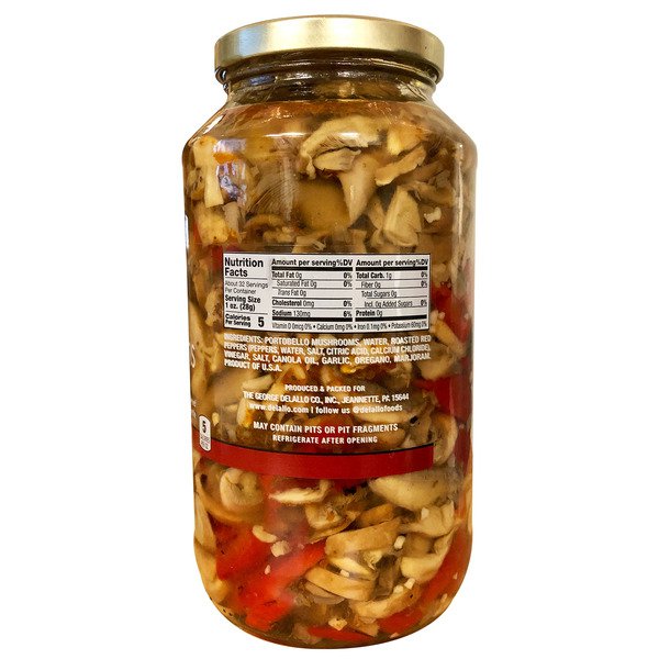 delallo portobello mushrooms w rstd peppers 32 oz 1
