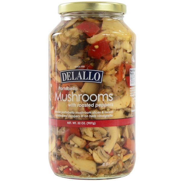 delallo portobello mushrooms w rstd peppers 32 oz