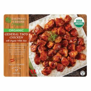 east west cuisine organic general tsos chicken