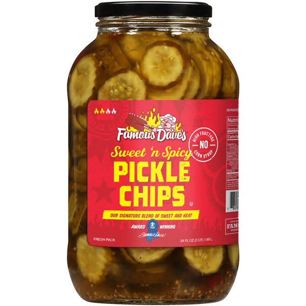 famous daves sweet n spicy pickles 64 oz