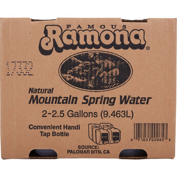 famous ramona spring water 2 x 2 5 gal