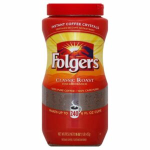 folgers classic roast instant coffee 16 oz