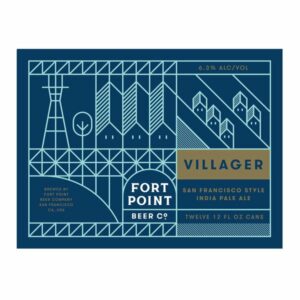 Fort Point Beer Co. Villager Ipa, 12 x 12 oz cans