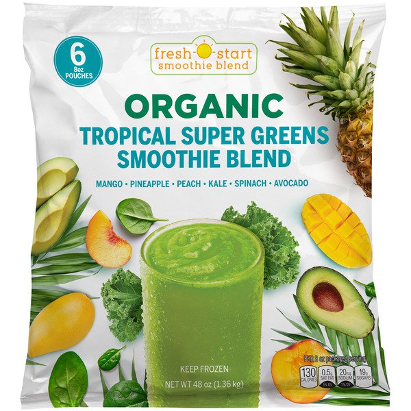 fresh start organic tropical smoothie 6 x 8 oz 1