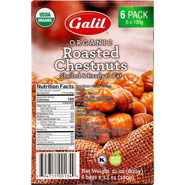galil organic roasted chestnuts 6 x 3 5 oz 3