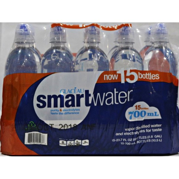 glaceau smartwater 15 x 23 7 fl oz