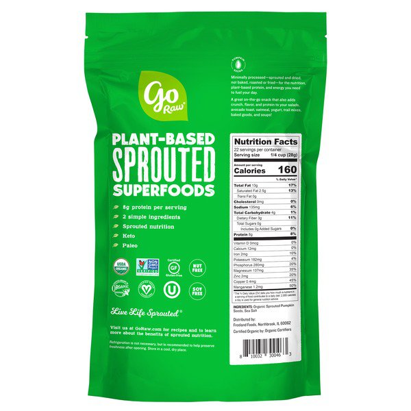 go raw organic sprouted pumpkin seeds 22 oz 3