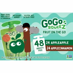 GoGo Squeez Applesauce Variety, 48 ct.