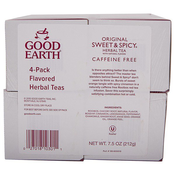 good earth sweet and spicy tea 4 x 25ct 3