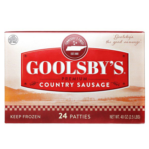 goolsbys country sausage patties 40 oz 1