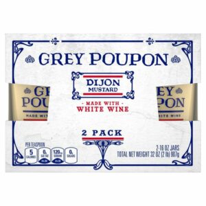 Grey Poupon Dijon Mustard, 2 x 16 oz