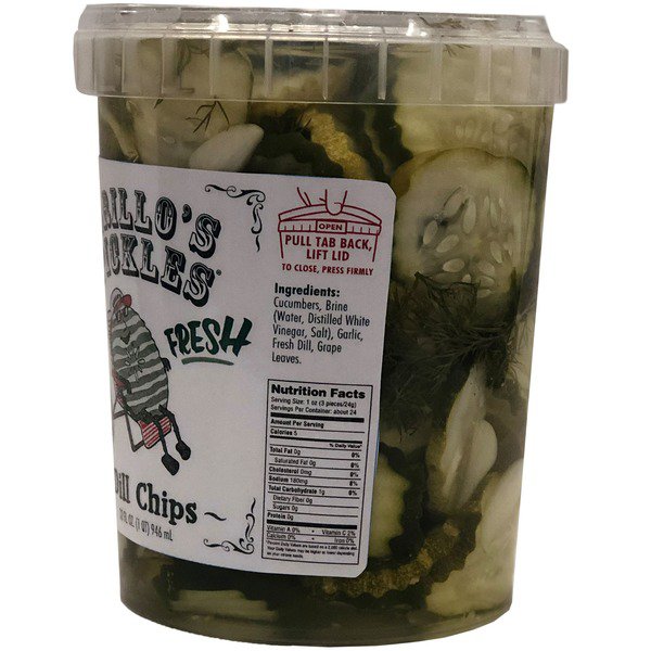 grillos pickles dill chips 32 oz 3