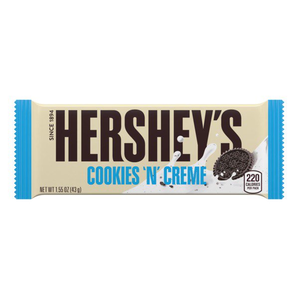 hersheys cookies n creme 1 55 oz 36 count