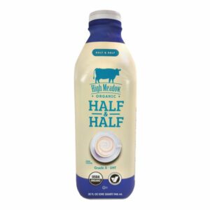 High Meadow Organic Half And Half, 32 oz