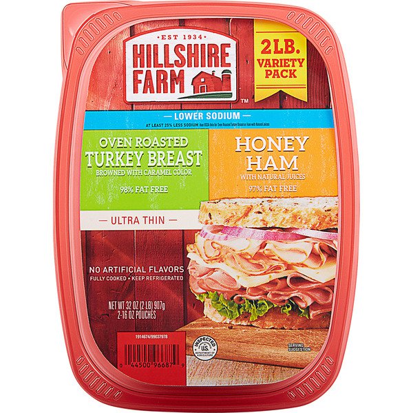 hillshire farm low sodium variety pack 2 x 16 oz 1