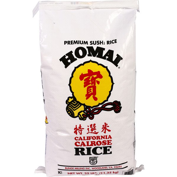 homai calrose rice 25 lb