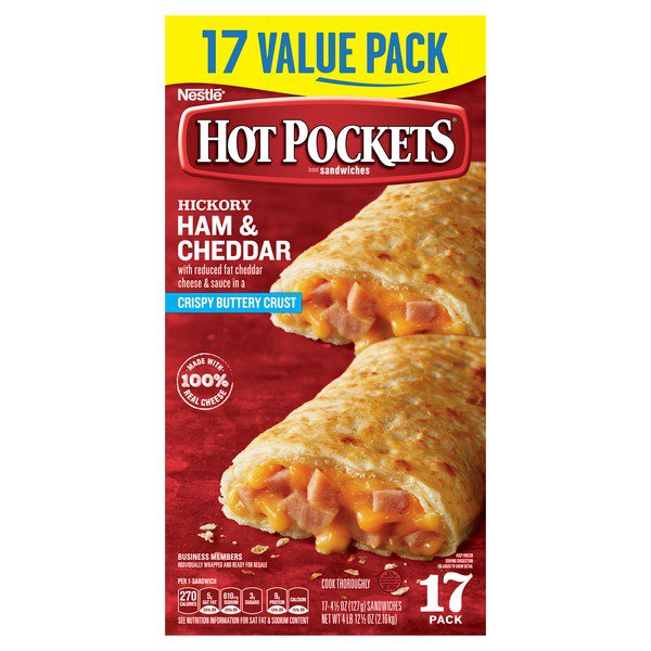 hot pockets ham cheese 17 x 4 5 oz