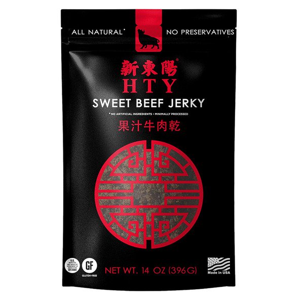 hty sweet beef jerky 14 oz 2