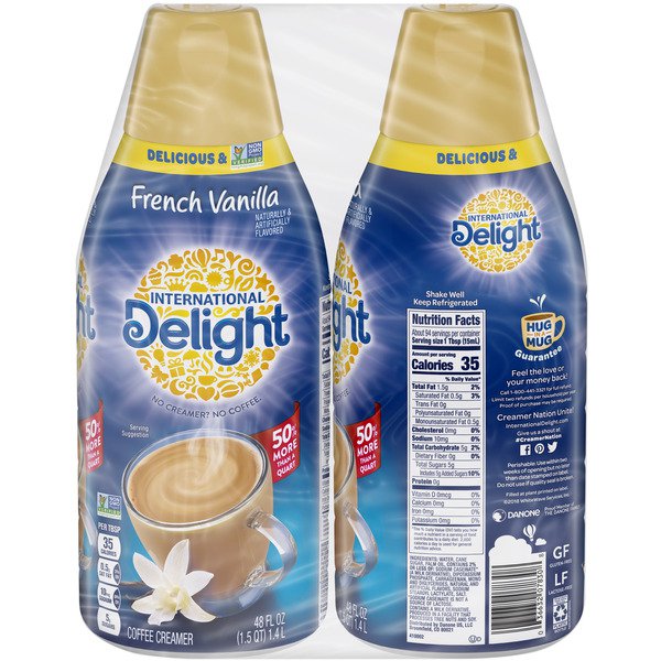 international delight french vanilla creamer 2 x 48 oz 3