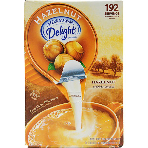 international delight hazelnut creamer 192 ct 1