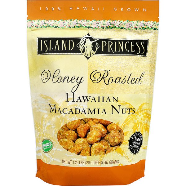 island princess honey roasted macadamia nuts 20 oz 1
