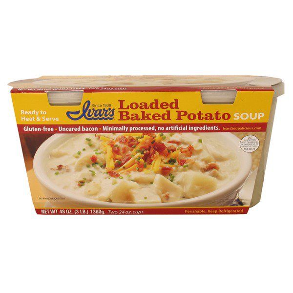 ivars loaded baked potato soup 2 24 oz 2